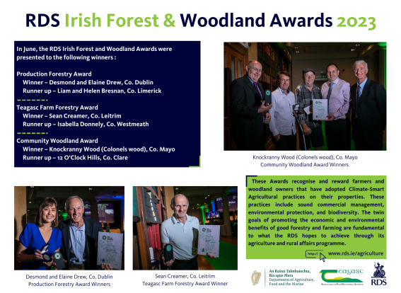 RDS Irish Forest and Woodland Awards 2023 Winners